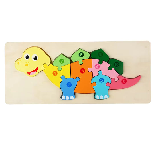 AnimalPuzzle™ Lern-Holzpuzzle Kinderspielzeug für Chind
