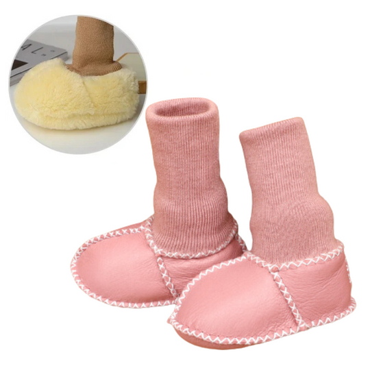 CozyFeet™ – Warme & Antirutsch Baby Sloffe für Wintertage