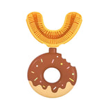DonutBrush™ – U-Form Kinderzahnbürste mit Donut-Handgriff