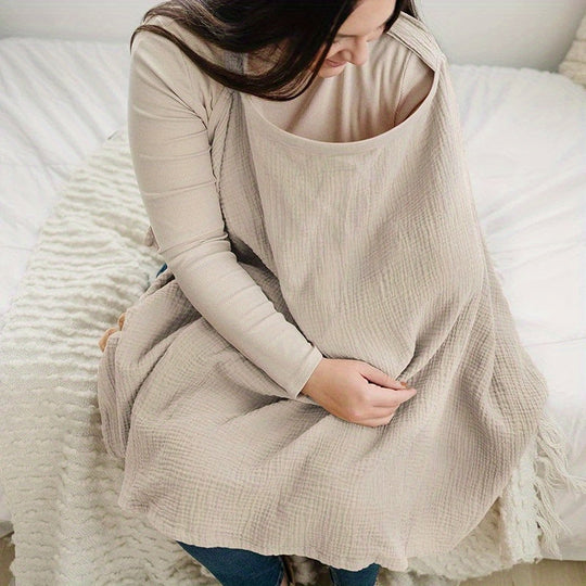 NurtureCover™ – Atmungsaktiver & Komfortabler Still-Schal aus Baumwolle