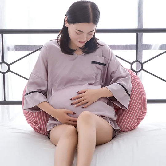 BellyHug™ Schwangerschaftskissen – Optimale Bauch- & Rückenunterstützung für erholsamen Schlaf