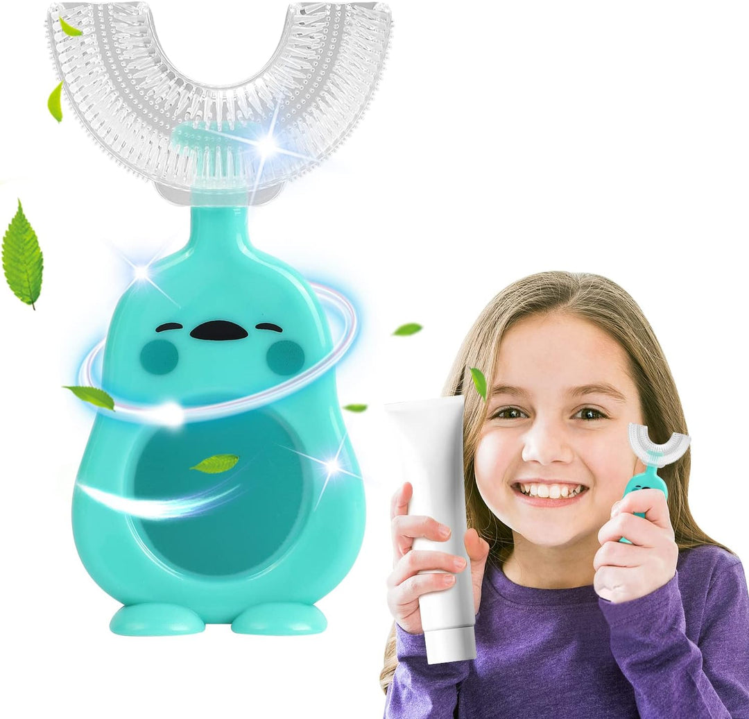BearBrush™ – U-Form Kinderzahnbürste mit Bärli-Griff