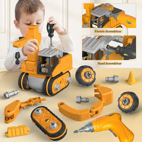 MiniBuilder™ – Ingenieur Spielset für Kinder – Sicheres & Pädagogisches Bau-Spielzeug