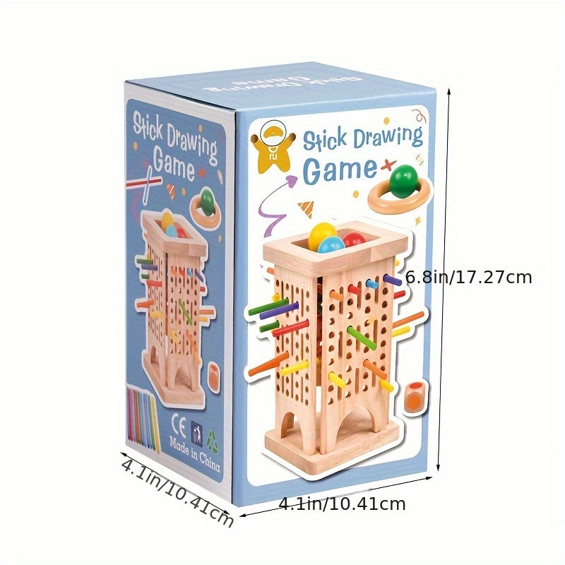 Milo’s Magical Tower™ – Three-in-One Wooden Stick Game