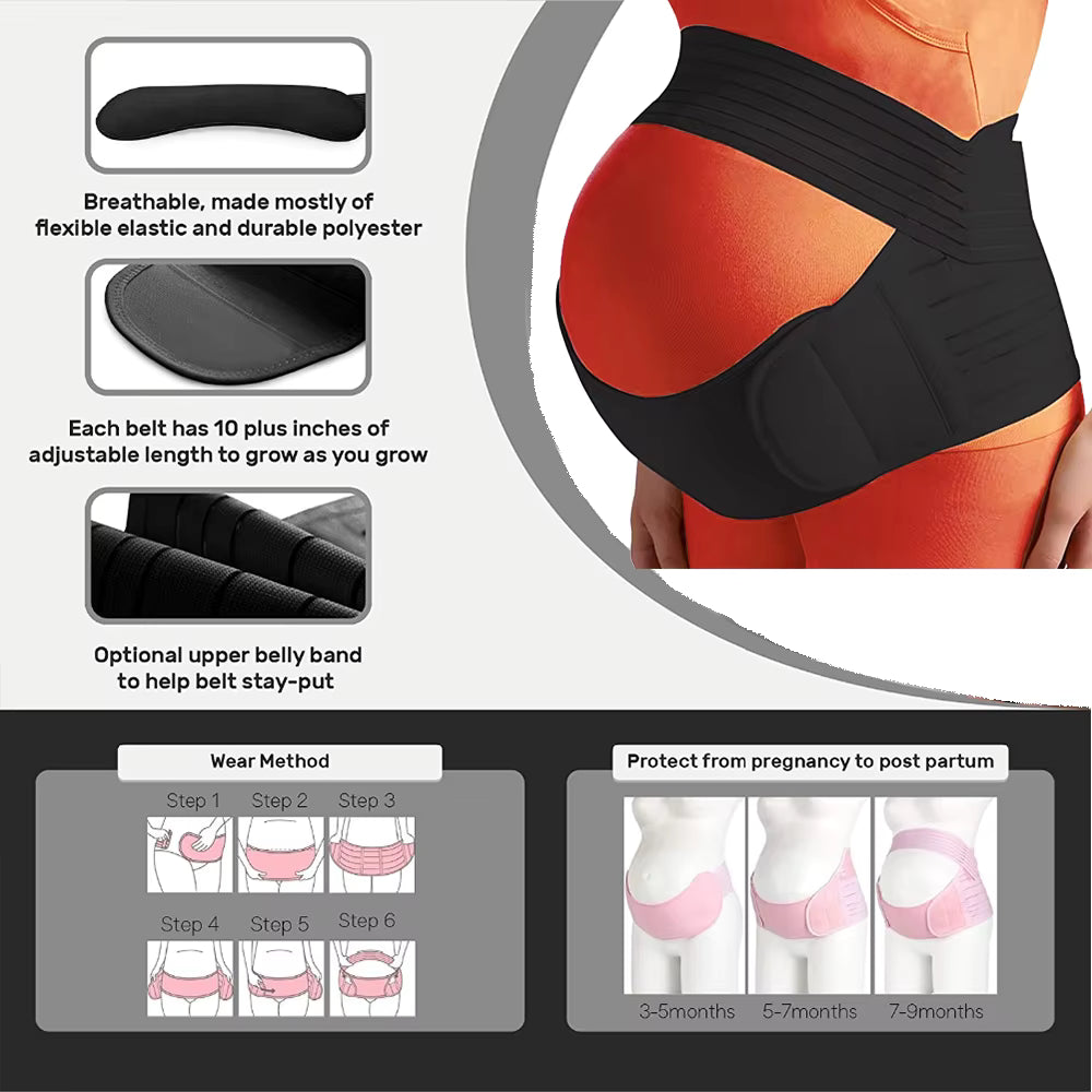 LunaBand™ – 3-in-1 Pregnancy Band