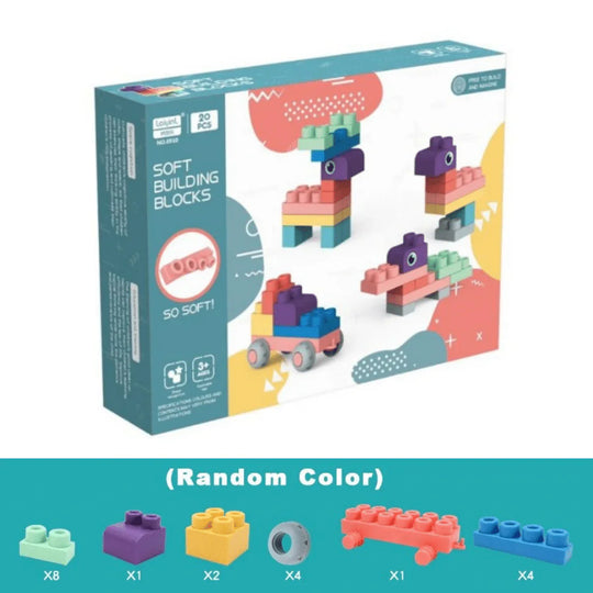 CushyBlocks™ - Weichi Kuschel-Baustei Babyspielzeug Chind