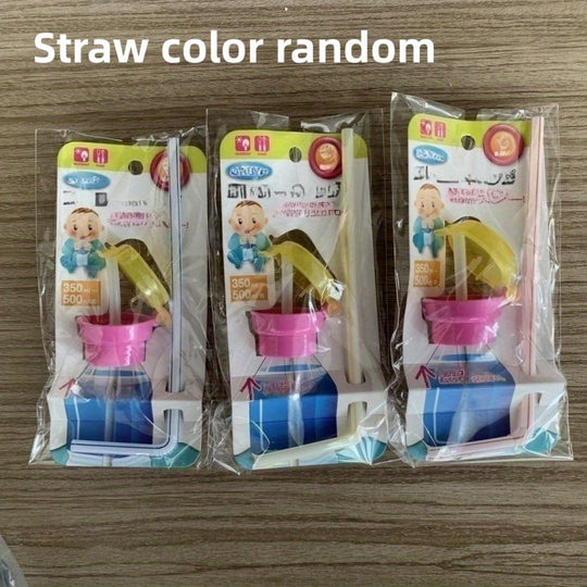 Lid for children's water bottle, spill-proof juice soda water bottle cap with straw, safe drinking straw sippy cap for child, gift for Halloween, Christmas, Thanksgiving, and Easter