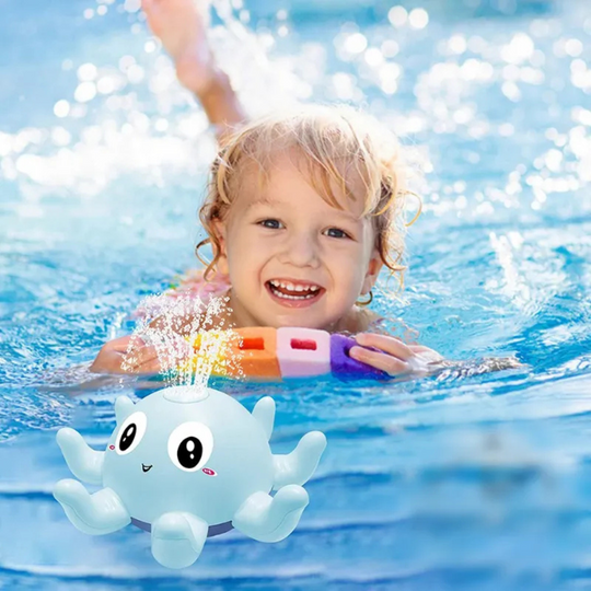 SplashGlow™ - Badfontäne – Interaktives Badespielzeug mit Licht & Wasser
