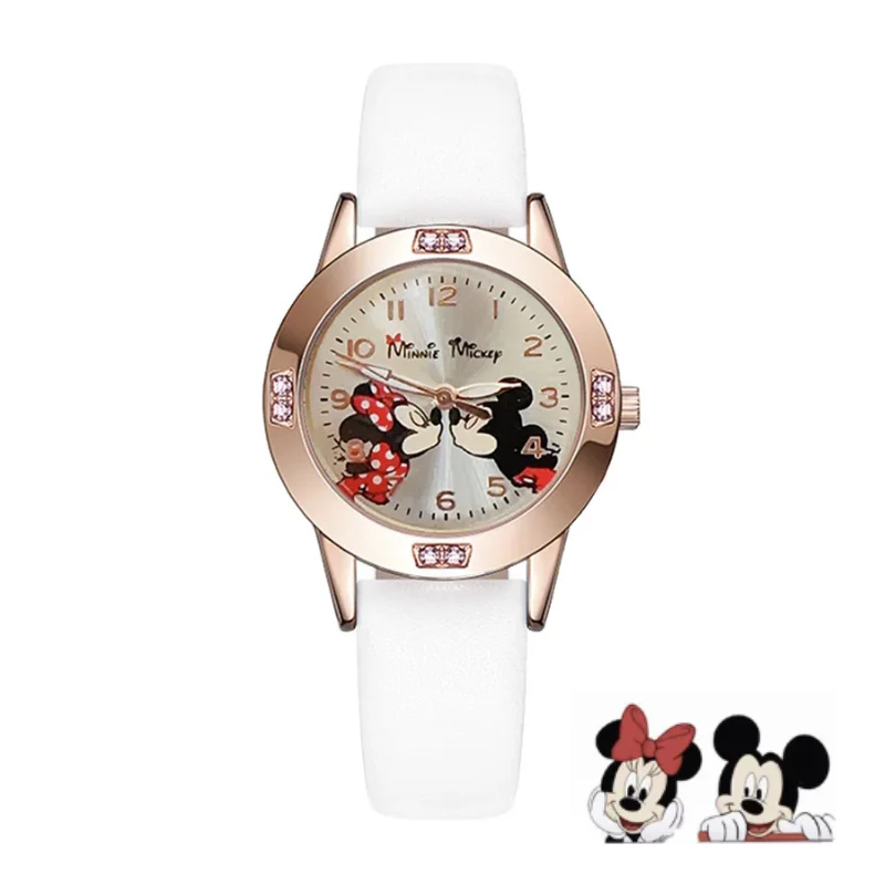 StitchTime™ – Disney Stitch & Mickey Minnie Quartz Watch