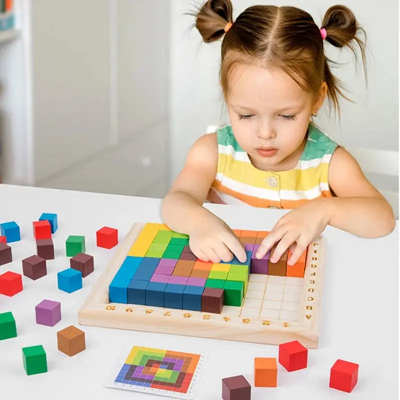 ColorCount™ - Montessori Farb- & Zahlä-Holzspielzeug Chind