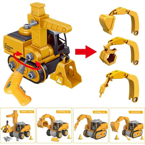 MiniBuilder™ – Ingenieur Spielset für Kinder – Sicheres & Pädagogisches Bau-Spielzeug