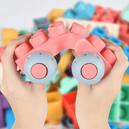 CushyBlocks™ - Weichi Kuschel-Baustei Babyspielzeug Chind