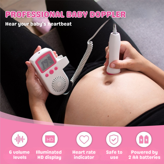 HeartMate™ Schwangerschafts-Doppler – Herzschlag deines Babys hören
