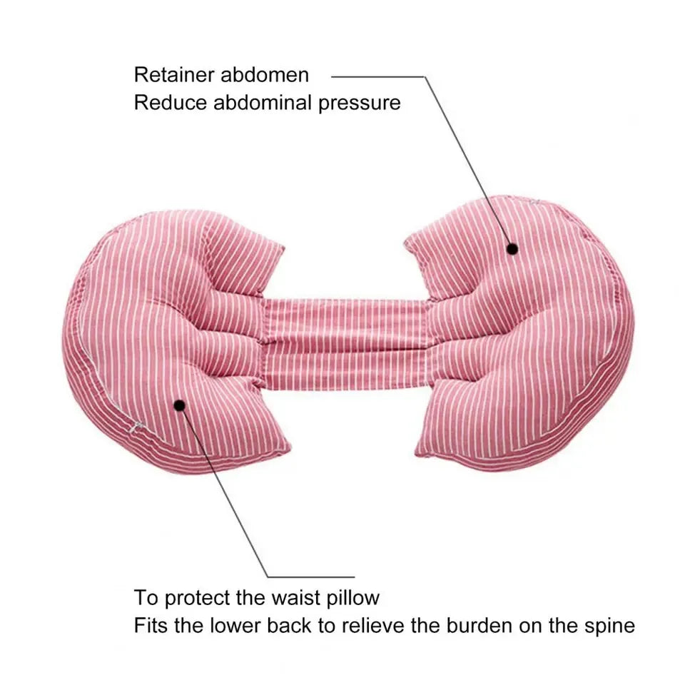 BellyHug™ Schwangerschaftskissen – Optimale Bauch- & Rückenunterstützung für erholsamen Schlaf
