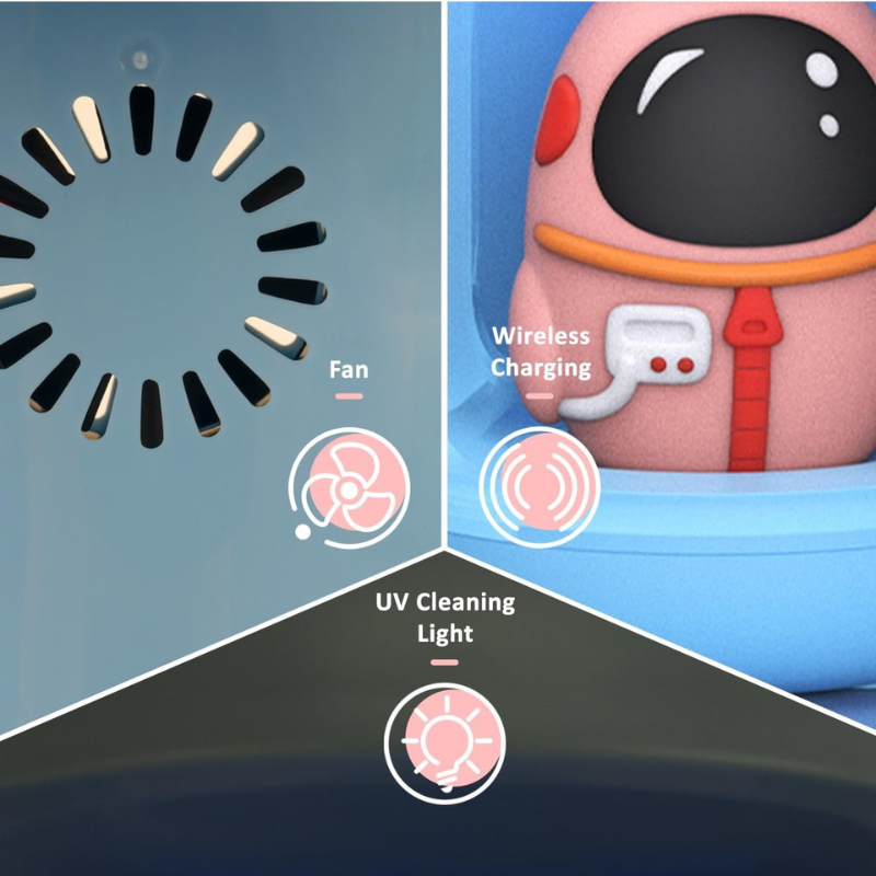 AstroBrush™ – 360° U-Form Elektrischi Kinderzahnbürste mit Set