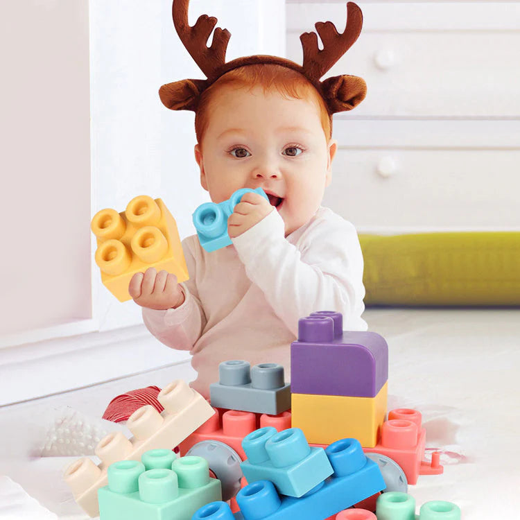 CushyBlocks™ - Weichi Kuschel-Baustei Babyspielzeug Chind