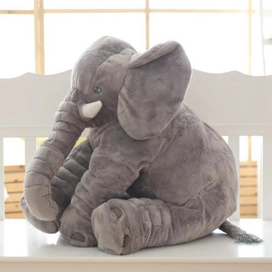 CuddlePhant™ Plüsch-Elefantenkissen – Sanftes Kuscheltier & Schlafbegleiter