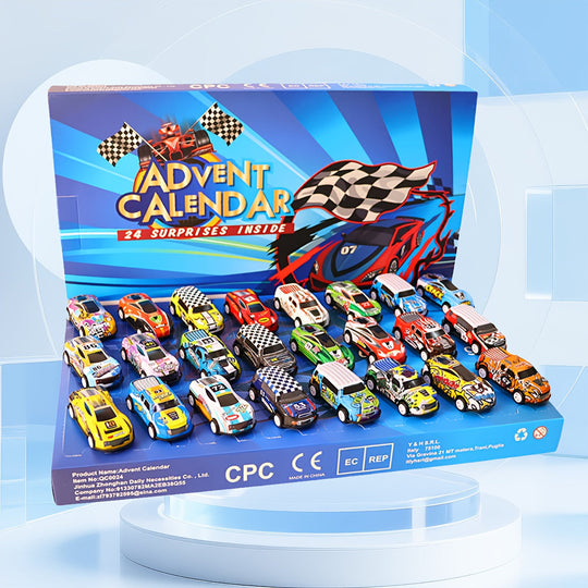 Milo & Moon - Christmas Race Car Advent Calendar