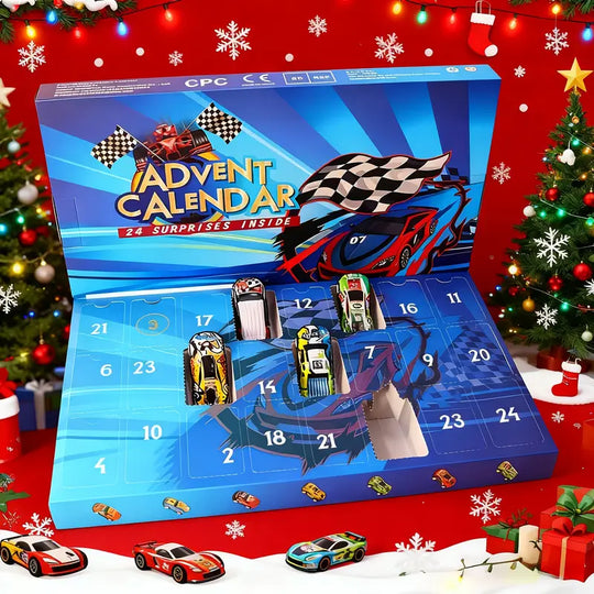 Milo & Moon - Christmas Race Car Advent Calendar