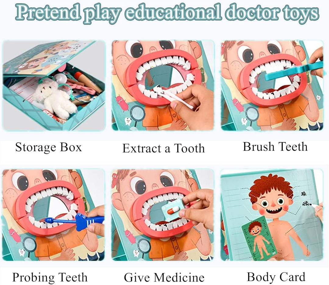 LittleDentist™ – Pädagogisches Rollenspiel für Kinder mit Zahnärzte-Set