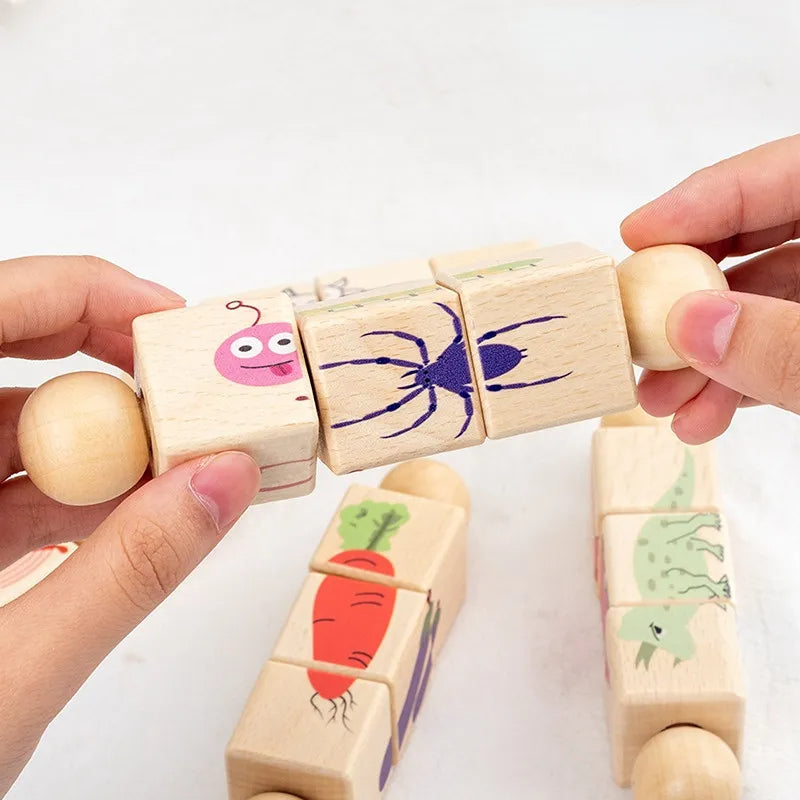 TwistieTots™ - Rotierendes Montessori-Puzzle - Drehen & Lernen