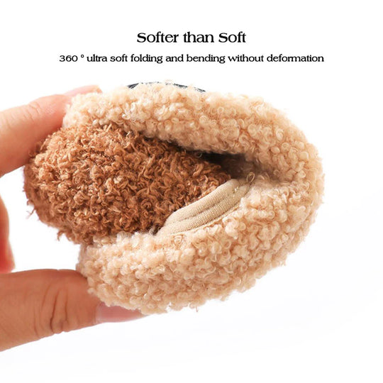 CozyPawss™ – Wärmi Bärenslofeli – Antirutsch Winterpantoffels Baby