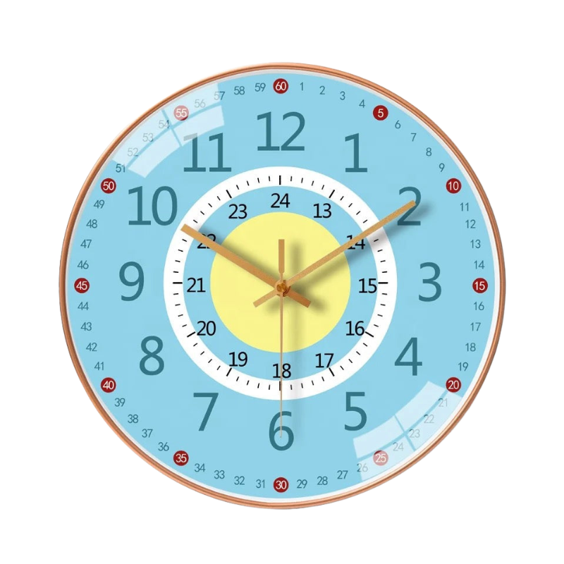 TimeBuddy™ - Kinderwanduhr - Lerne die Uhrzeit abzulesen