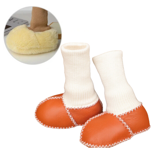 CozyFeet™ – Warme & Antirutsch Baby Sloffe für Wintertage