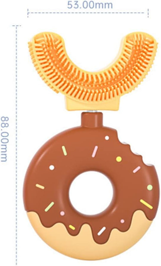 DonutBrush™ – U-Form Kinderzahnbürste mit Donut-Handgriff