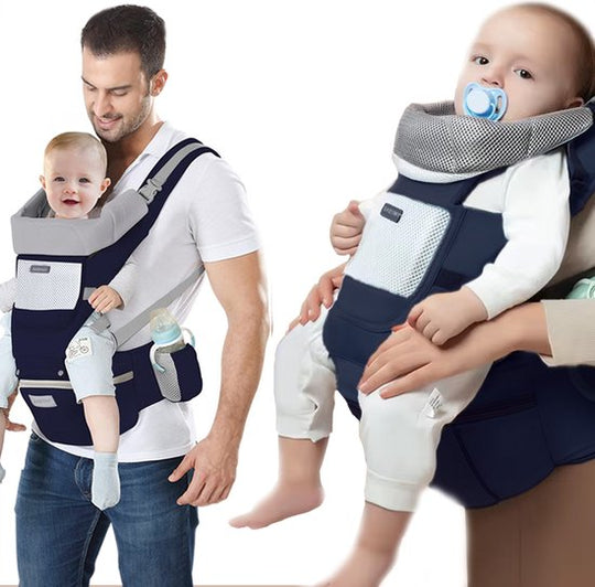 BabyCarrier™ 6-in-1 – Unisex Babytrage mit Stauraum & Ergonomie