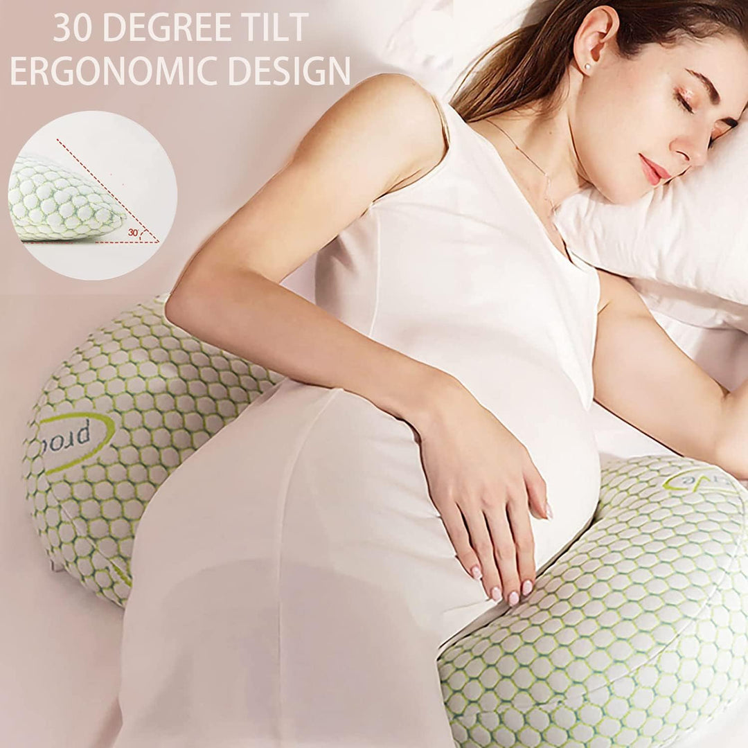 DreamBelly™ Schwangerschaftskissen – Optimale Unterstützung für Bauch & Rücken