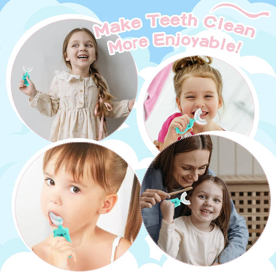 BearBrush™ – U-Form Kinderzahnbürste mit Bärli-Griff