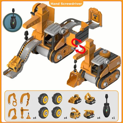 MiniBuilder™ – Ingenieur Spielset für Kinder – Sicheres & Pädagogisches Bau-Spielzeug