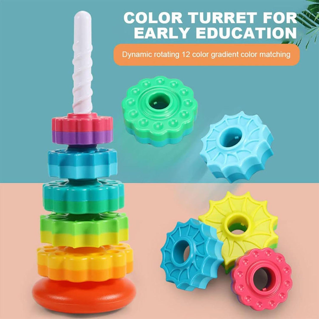 Spinning Tower mit Farben