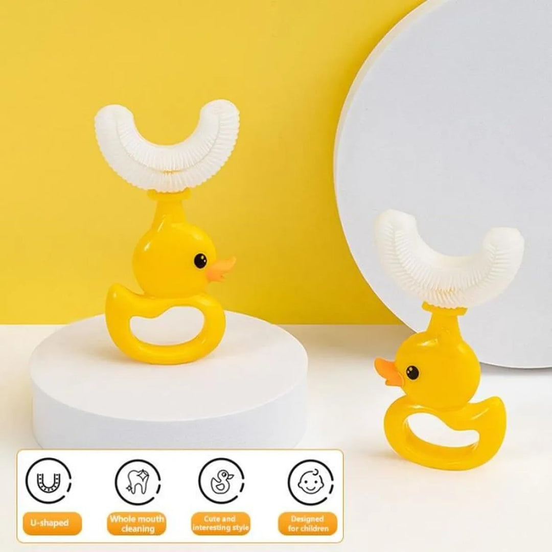 MiloBrush™ Mini Edition – Handtandbürschtli 2er Set mit 360° U-förmige Bürschtchopf für Chind 2–6 Jahr
