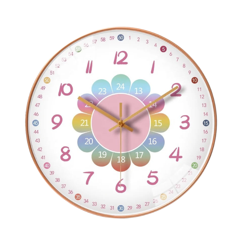 TimeBuddy™ - Kinderwanduhr - Lerne die Uhrzeit abzulesen