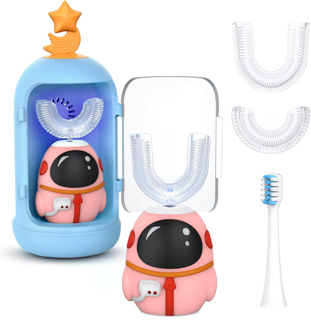 AstroBrush™ – 360° U-Form Elektrischi Kinderzahnbürste mit Set