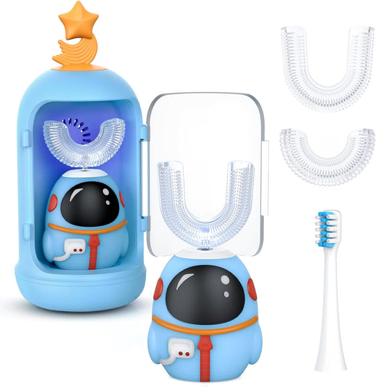 AstroBrush™ – 360° U-Form Elektrischi Kinderzahnbürste mit Set