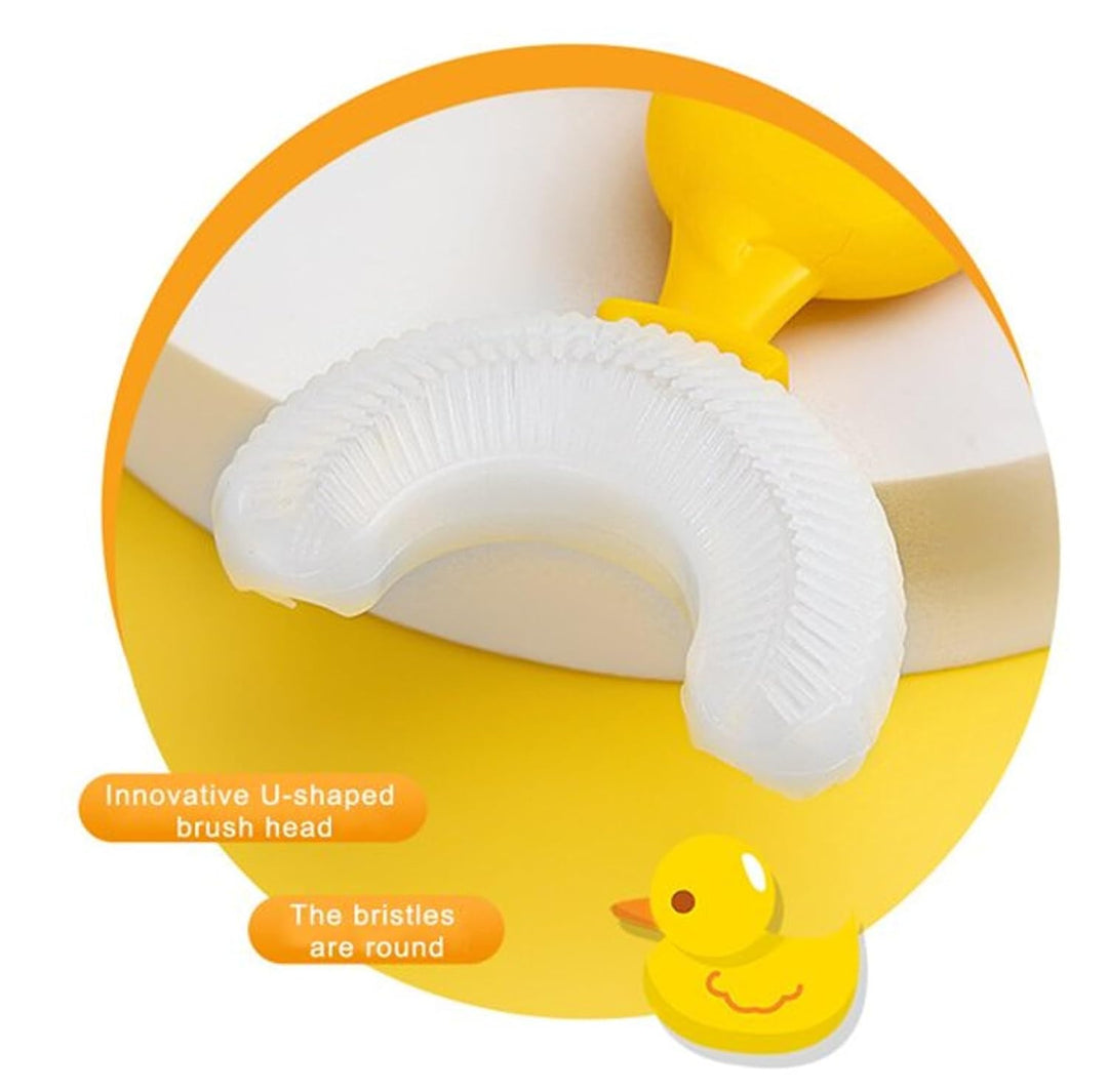 MiloBrush™ Mini Edition – Handtandbürschtli 2er Set mit 360° U-förmige Bürschtchopf für Chind 2–6 Jahr