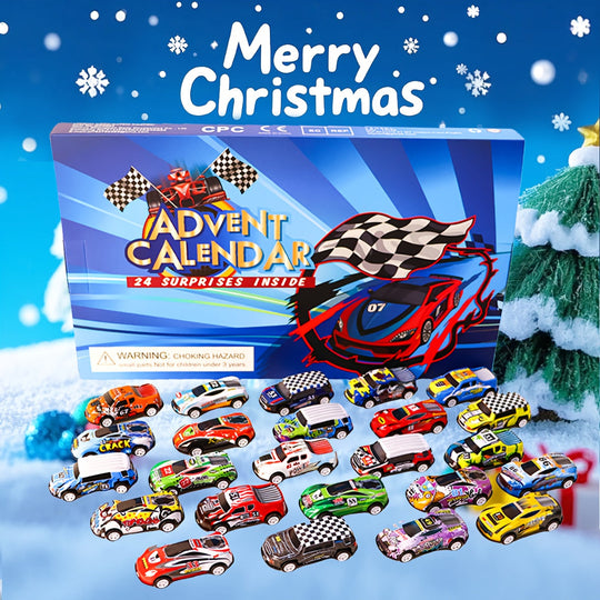 Milo & Moon - Christmas Race Car Advent Calendar