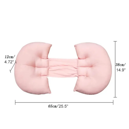 BellyHug™ Schwangerschaftskissen – Optimale Bauch- & Rückenunterstützung für erholsamen Schlaf