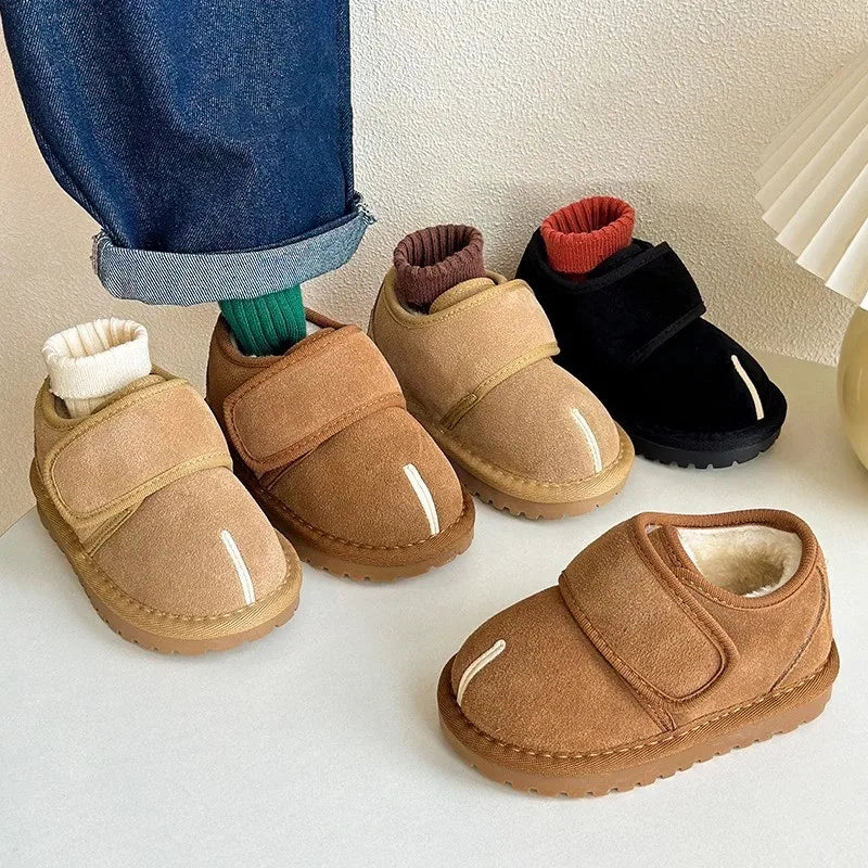CozyStep™ – Warm & Eifach z’zieh – Djamena Kinder Schuh