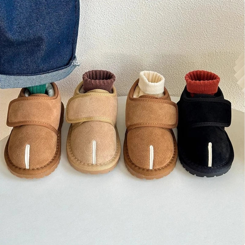 CozyStep™ – Warm & Eifach z’zieh – Djamena Kinder Schuh