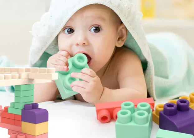 CushyBlocks™ - Weichi Kuschel-Baustei Babyspielzeug Chind