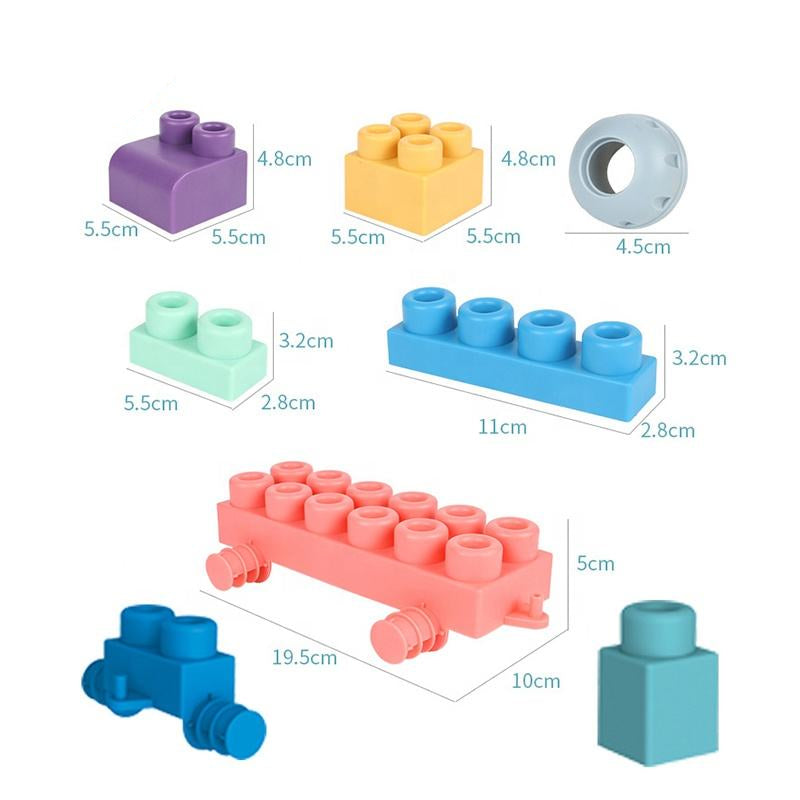 CushyBlocks™ - Weichi Kuschel-Baustei Babyspielzeug Chind