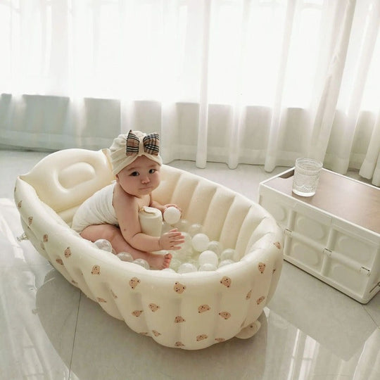 AquaNest™ | Aufblasbare Babybadewanne