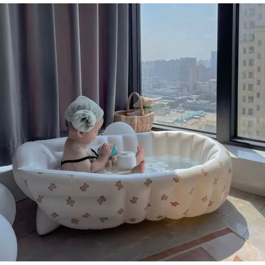 AquaNest™ | Aufblasbare Babybadewanne