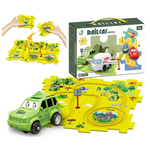 Bauen und Rennen fahren set