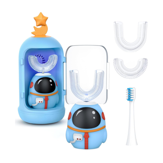 AstroBrush™ – 360° U-Form Elektrischi Kinderzahnbürste mit Set