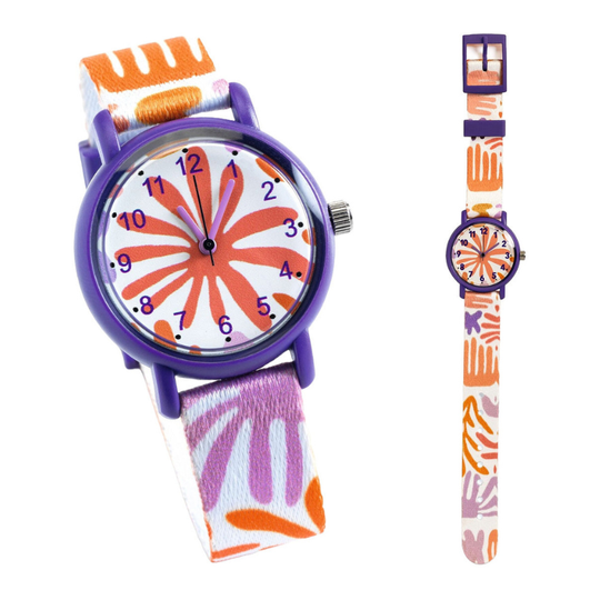 LeafTime™ Kinderuhr – Blätter-Design für Kinder